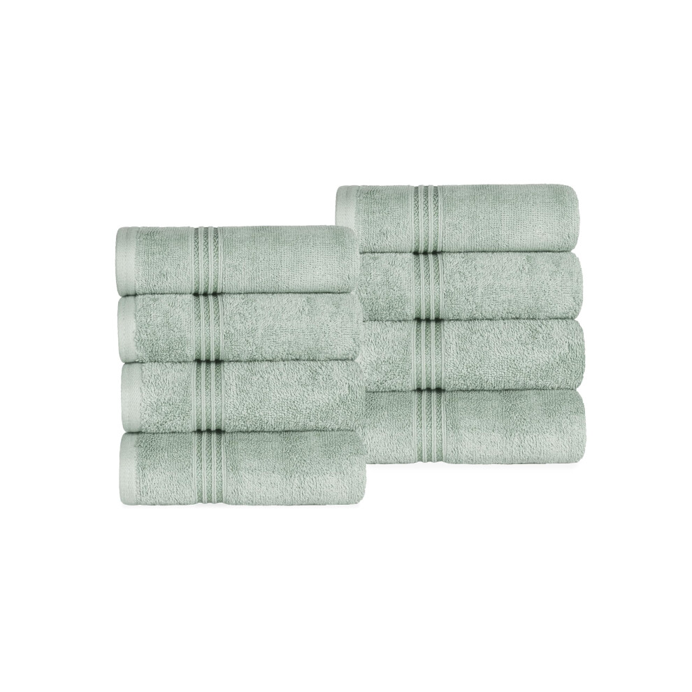 Ensemble de 8 serviettes de toilette en coton égyptien de qualité supérieure, serviettes de base pour un séchage rapide, serviettes absorbantes,
