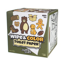Papel higi   nico divertido Laughing Smith, rollo de papel novedoso con formas lindas y divertidas impresas en cada hoja. Papel higi   nico divertido