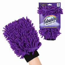 Fabuloso-mikrokuitupuhdistuskinnas, violetti, yksi koko sopii kaikille | Nukkaamaton ja naarmuuntumaton hanska pinnoille ja huonekaluille | P lyt