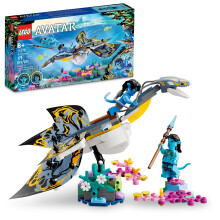 LEGO Avatar Ilu Discovery 75575 Veden tie -elokuvan rakennuslelusetti, meriel  inten kaltainen vedenalainen olentohahmo, ker  ilyesine lapsille ja