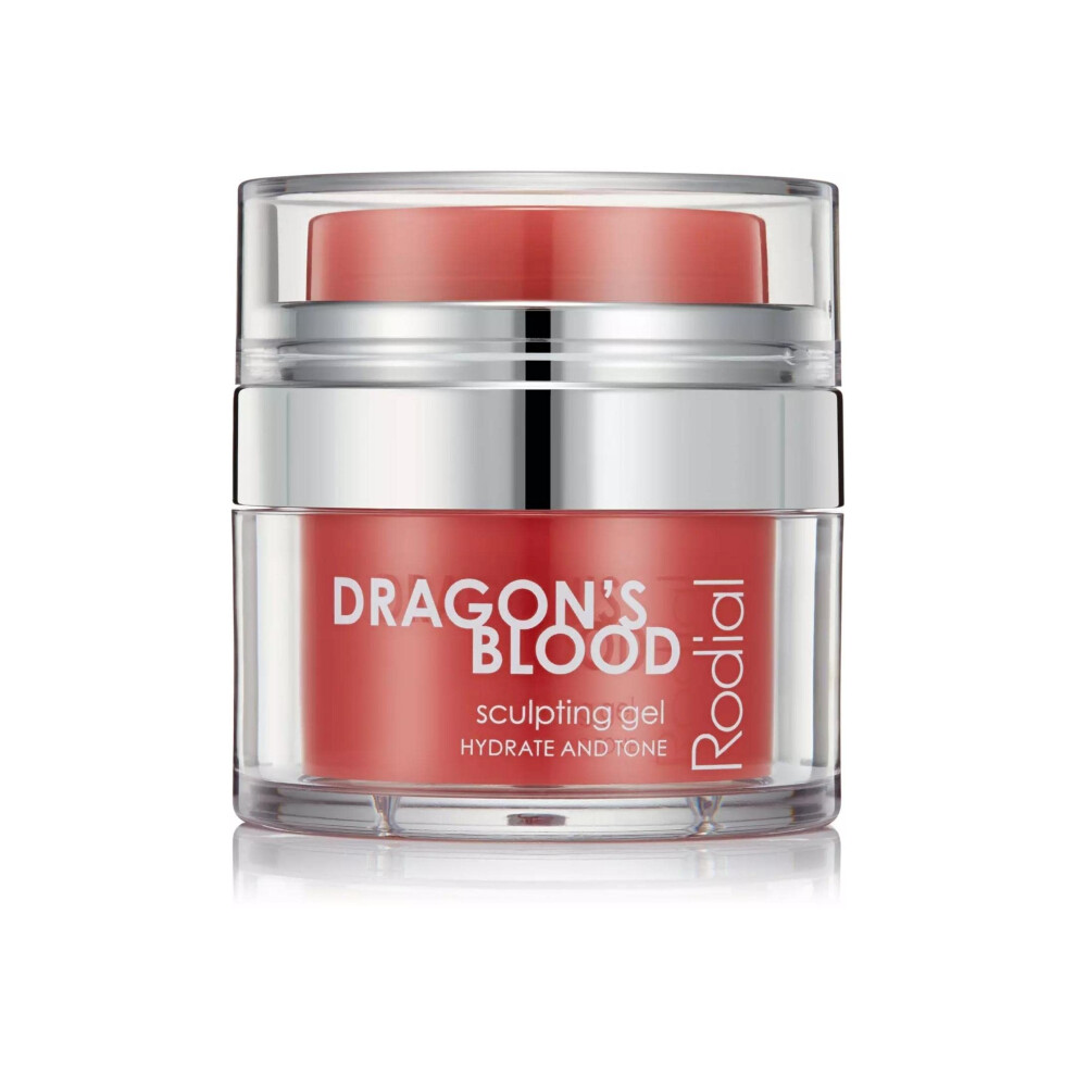 Rodial Dragon's Blood Sculpting Gel 0.3 Fl Oz - Rejuvenating Ultra-Hydrating Face - Refreshing Gel/ Formula - Triple Action Collagen Formu Cream