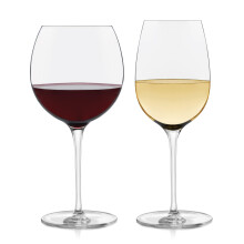 Libbey Signature Red and White Wine Glasses Set of 12 Elegant Dishwasher Safe Glass Wine Glasses Party Wine Glasses for Birthdays Weddings & Mor
