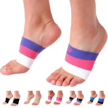 Doc Miller steunmouwen voor voeten - Fasciitis plantarisbrace voor verlichting van voetpijn Compressiesokken Hielsporen Gevallen bogen Orthopedische