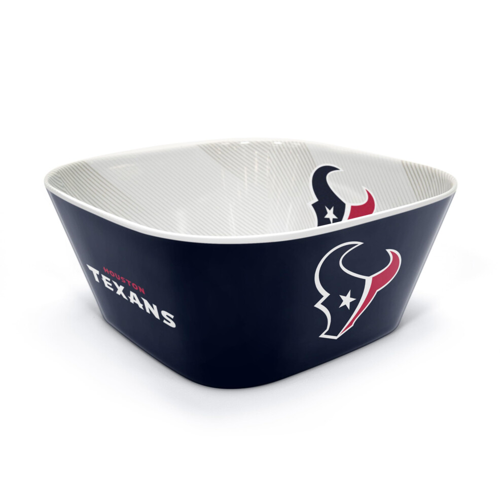 YouTheFan NFL Houston Texans Large Party Bowl-image-OPC-PH8KYPZ-NEW