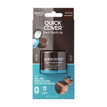 Red by Kiss Quick Cover Haarconcealer Tijdelijke worteltouch-up Precisie grijze dekking Lichtgewicht en waterdicht met biotine doordrenkt (donkerbrui