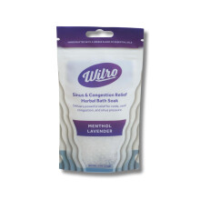 Sali da bagno aromatici lenitivi Wilro, confezione da 3, mentolo e lavanda