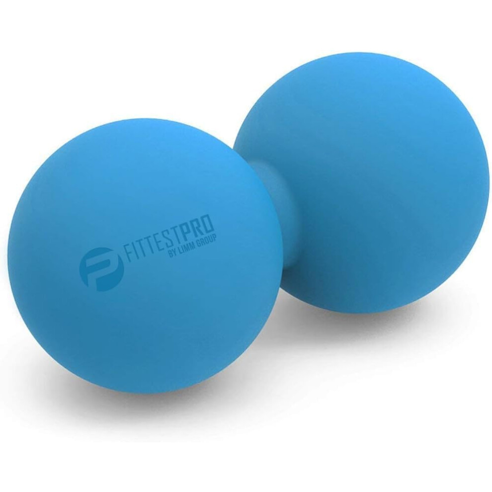 Limm Peanut Massage Ball - Double Lacrosse Massage Ball & Mobility Ball For Physical Therapy - Deep Tissue Massage Tool For Myofascial Release Muscle Rela