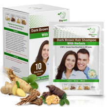 Biogreen Roots Ammoniakvrije kruidenhaarshampoo - Dekt effectief grijs haar voor mannen en vrouwen - Natuurlijke kleur en kruidenvoeding - Geen vlekk
