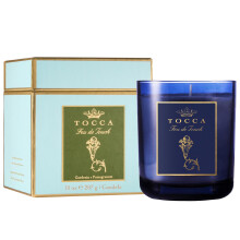 TOCCA Feu de Touch 10oz Candle - Gardenia & Pomegranate Scented Hand Poured Soy-Wax Blend with 100% Cotton Wick 60 Hour Burn Time