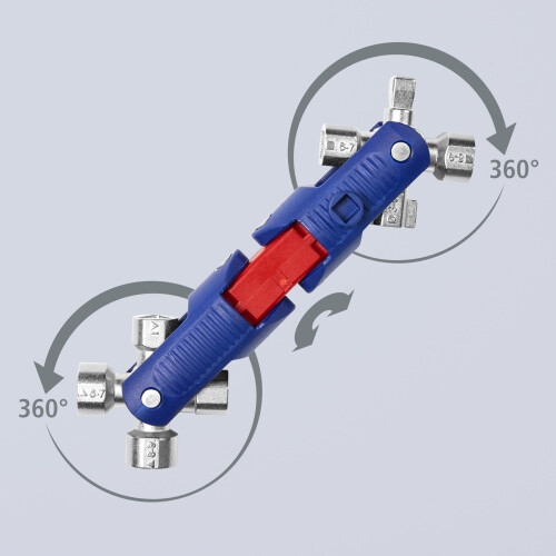 Knipex 00 11 06 V04 for All Standard Shut-Off Systems 161 mm 2