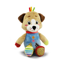 Baby Infant Toys - Plush Pete the Puppy - New Born Gift, Animal Soft Toy, Early Development & Activity, Sensory Learning Toys, Cuddly Dog, Toddler 0