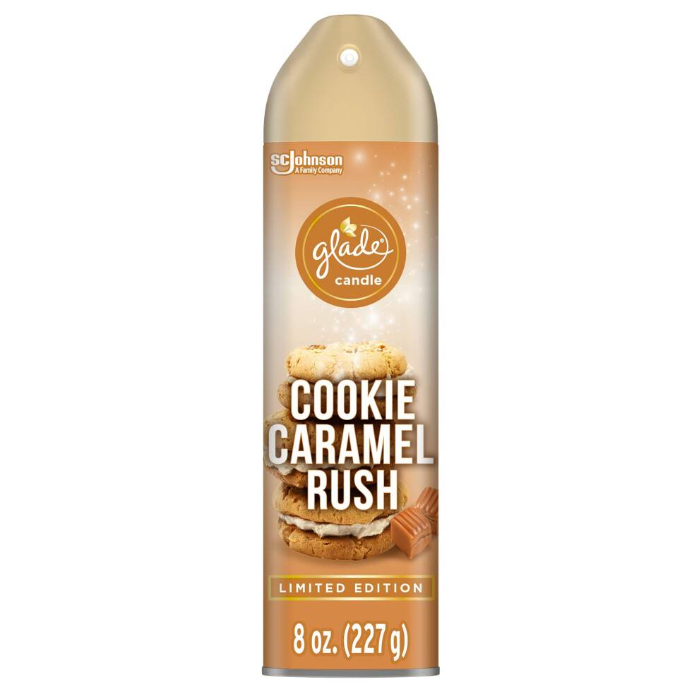Glade Air Freshener  Room Spray  Cookie Caramel Rush  8 Oz