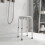 Homcom HOMCOM Bath Chair Height Adjustable Shower Seat for Elderly Disabled White 1