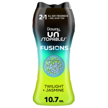 Downy Unstopables Fusions In-Wash Laundry Scent Booster Beads Twilight and Jasmine Scent 10.7 oz 2-in-1 All Day Freshness