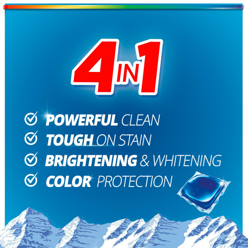 Purex 4-in-1 Wasmiddel Pacs, Frisse Bergbries, 66 Pacs 1