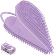 Avilana Silicone Face Scrubber - Dubbelzijdige handmatige gezichtsreinigingsborstel - Gezichtsscrubber en exfoliator - Diepe reiniging voor alle huid