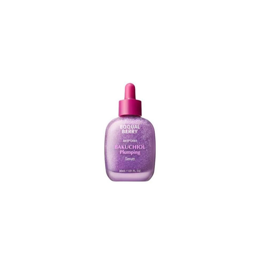 Eqqualberry Bakuchiol Plumping Serum - Pore And Wrinkle Minimizer With Bakuchiol | Retinol Alternative For Sensitive Skin | Enhances Firmness And