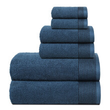 BELIZZI HOME 100 % Baumwolle, ultraweich, 6er-Pack Handtuch-Set, enthlt 2 Badetcher 28 x 55 Zoll, 2 Handtcher 16 x 24 Zoll und 2 Waschlappen 12 x