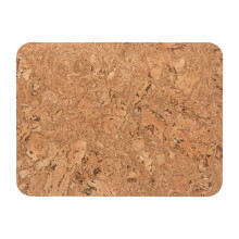Casafina 15.75"" x 11.75"" Set of 4 Rectangular Placemats - Cork Collection Iceberg Natural | Heat Safe Tableware | Natural Portuguese Cork Material