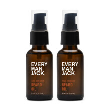 Every Man Jack Huile Ă Barbe - Parfum Subtil de Bourbon Vieilli - Hydrate et Adoucit la Barbe