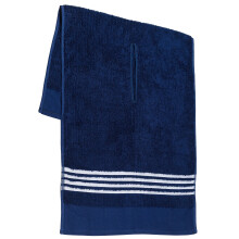 De Tour Handdoek | Grote Golf Caddy Handdoek, Absorberend 19" x 44", Perfect voor Golfwagentje en Golftas, Zwart met Wit