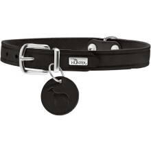 Collar Aalborg, 47 Soft genuine cow leather, black