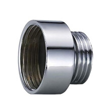 M8-H1CP-QYHF Water Pipe, Silever, 1/2" F x 3/8" M