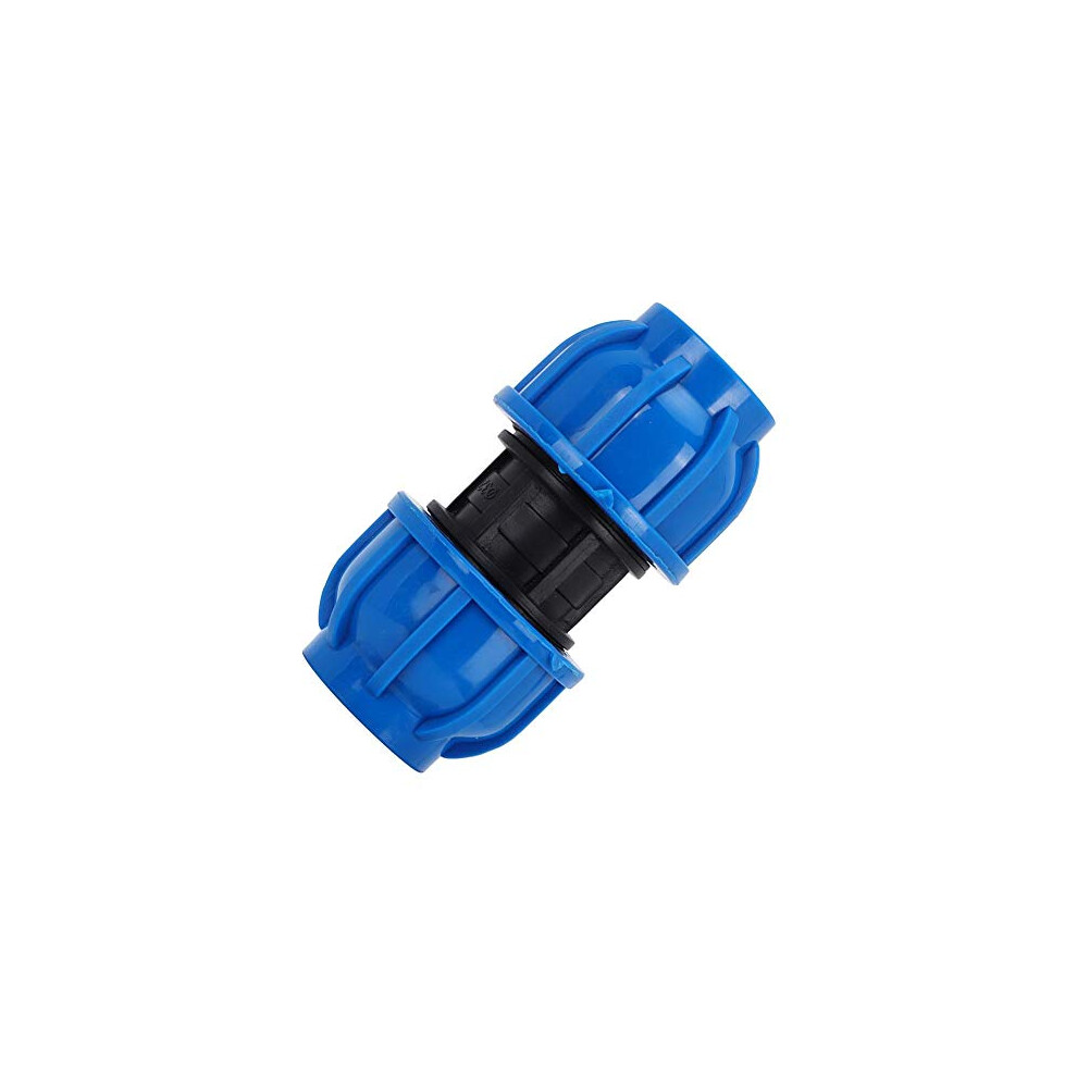 4Pcs Water Pipe Connector, Pe Plastic 32Mm To 32Mm Straight Connector Water Pipe Adapter Water Pipe Tube Fittings For Ppr, Pe, Pvc Water Pipes 784911393108
