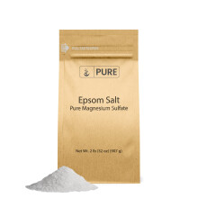 Ingredienti originali puri, sale Epsom (2 libbre), soluzione per ammollo di solfato di magnesio puro di qualit    alimentare.