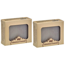 Fabulous Frannie Coffret de Savon aux Huiles Essentielles Anxieuses Lavande, Orange Amère, Bergamote, Sauge