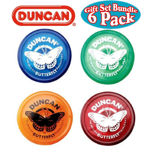 Duncan Yo -Yo Butterfly Gift Set Bundle - 6 Pack (Assortered Colours) 1