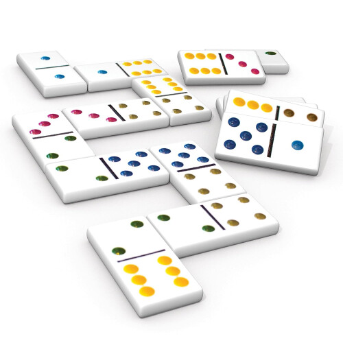 Junior Learning Six Dot Dominoes Educational Action Games  Multi 2