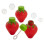 Berry-formede bobleflasker 12 stykker 1