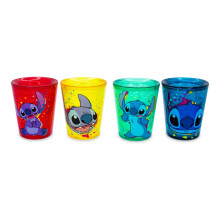 Disney Lilo & Stitch Faces -j tel pakkaspullo 450 ml, minikupit, 4 kpl