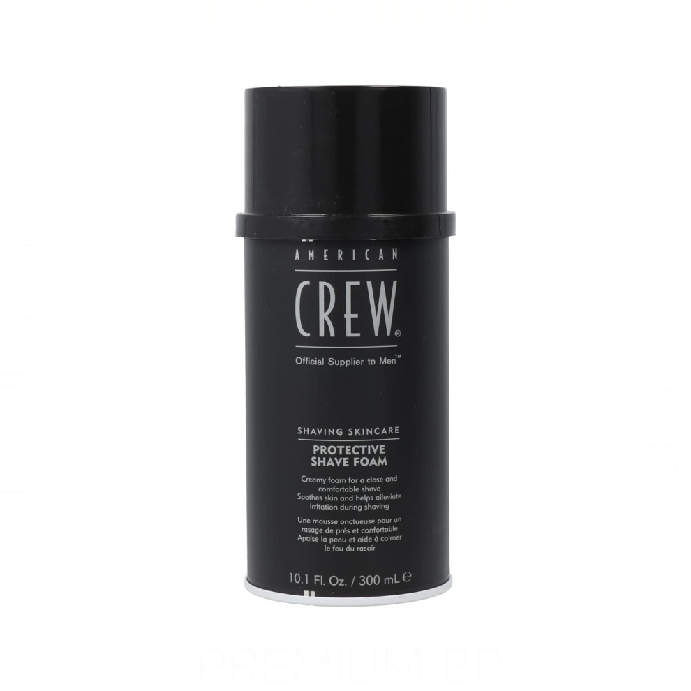 American Crew Shave Cream for Men  Protective Shave Foam  10.1 Fl Oz