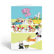 Stonehouse-collectie | Set van 10 paaskaarten in dozen | Leuke paasparadekaarten voor kinderen en volwassenen | Boxset voor een vrolijk Pasen | Famil
