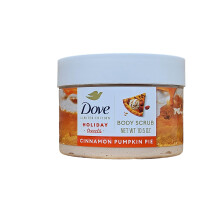 Dove Cinnamon Pumpkin Pie Body Scrub voor diepe voeding Vakantietraktaties Limited Edition 10,5 oz