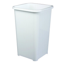 Knape & Vogt QT27PB-W Polymeer 27 Quart vervangende prullenbak 17,81 inch bij 10,65 inch bij 10,65 inch wit