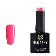 Bluesky Gel Polish, Hot Pop Pink, 80519, 10 ml, Gel Soak Off Nail Polish, Pink, Neon, Deep (curing under UV/LED lamp required) Pack (x)