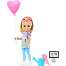 Doll & Accessories Toy Set, Chelsea Can Be Florist with 5 Flower Shop-Themed Pieces Including Bouquet & Register