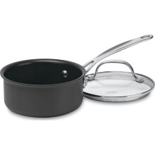 Cuisinart 1-Quart Saucepan Chef's Classic Nonstick Hard Anodized Saucepan w/Cover 619-14