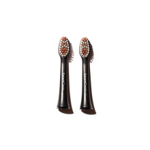 SmartClean Replacement Brush Heads - Kompatible med Brio SmartClean Medium Størrelse Gentle børstehårpakke med 2 sort