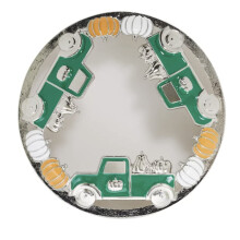 Yankee Candle Herfst Pompoenen met Groene Truck Illuma-Lid Kaarsdeksel - Voor Grote en Middelgrote Potten