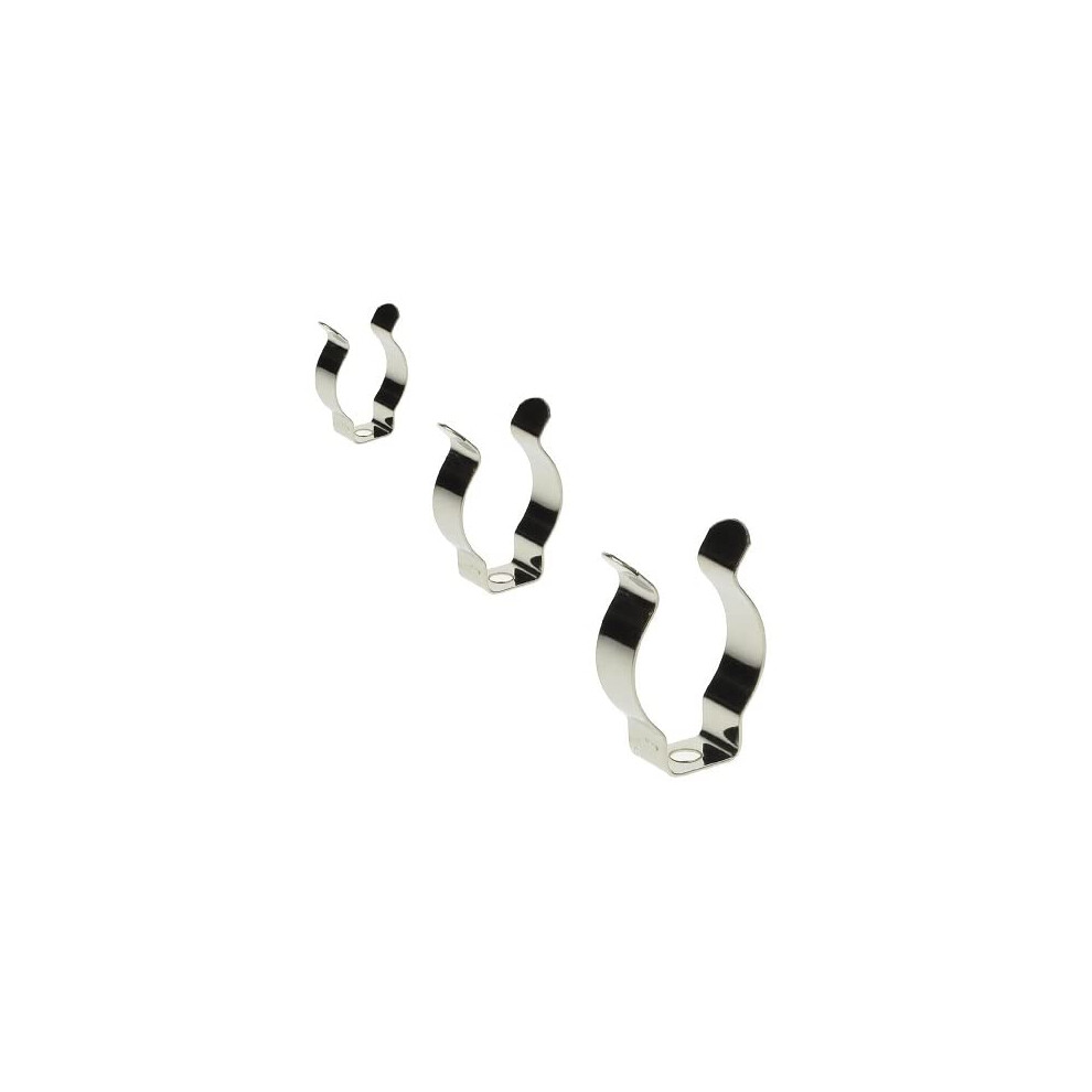 30 X Terry Tool Clips Open Type Bzp Carbon Spring Steel Grips Dia. 6Mm 5059397760214