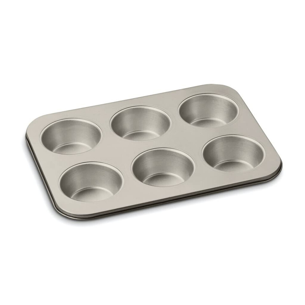 Cuisinart Chef's Classic Nonstick Bakeware 6-Cup Jumbo Muffin Pan  Champagne