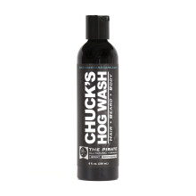 Chuck's Hog Wash - All Natural Beard and Body Wash - The Pirate Scent 8 oz - Leaves Your Beard Softer than its Ever Been and is Suitable for Dai