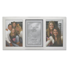 Lawrence Frames 750046T Silver Metal 6.7"" x 13.9 Picture Frame