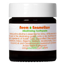 Living Libations - Pasta dental org   nica con esmalte de neem | Belleza natural, vegana y de recolecci   n silvestre (30 ml)