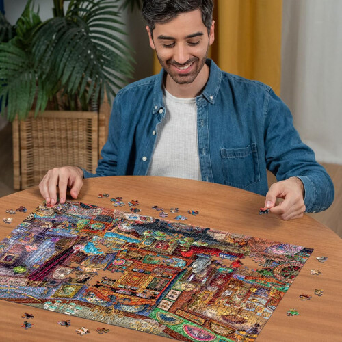 Ravensburger Puslespil 1000 Skatteskab 2