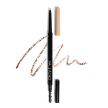 Palladio Beauty Brow Definitor Creion Ash Brown Ultra Precis Twist-Up Eye Creion Creion cu putere lunga cu putere de biciul Spooley se mbina cul